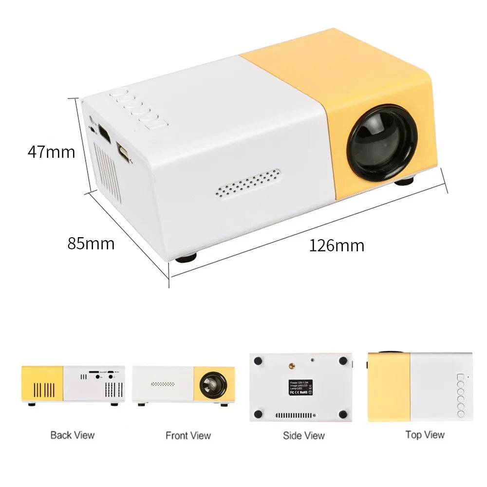 YG300™ Mini LED Wireless Projector