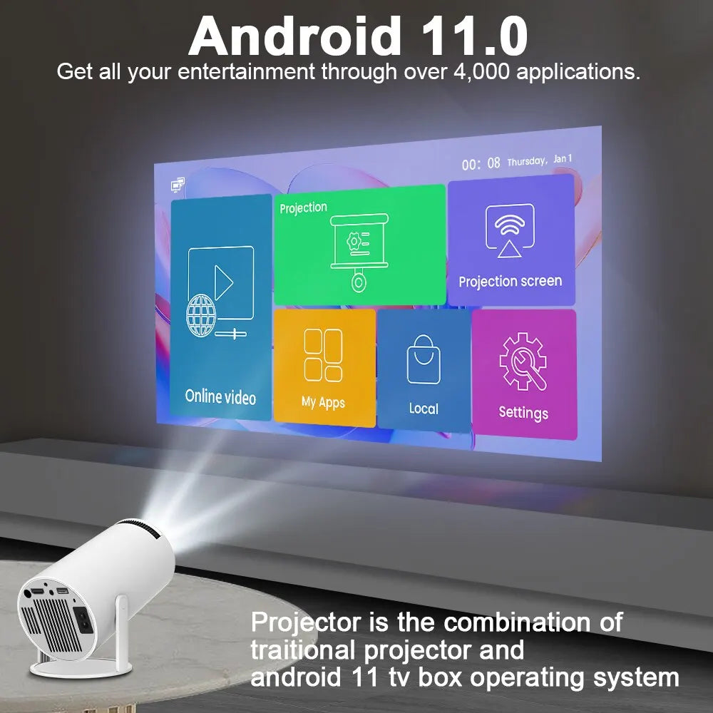 Magcubic™ Projector 4K Android Cinema Projector