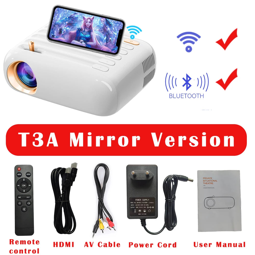 Everycom™ T3 1080P Screen Projector